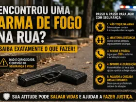 armas de fogo na rua